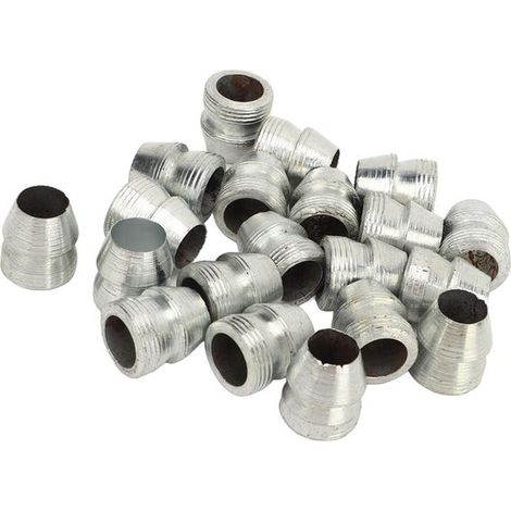 Cuneo di sicurezza con manico rotondo in acciaio, comodo per spaccare la legna con martello, ascia o mazza (16 mm). (1/4)