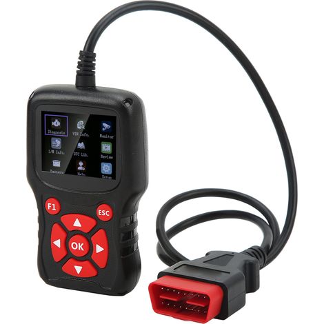 Scanner OBDII Creator C302 EOBD avec écran LCD multilingue et haute précision pour voitures 8V-24V (1/5)