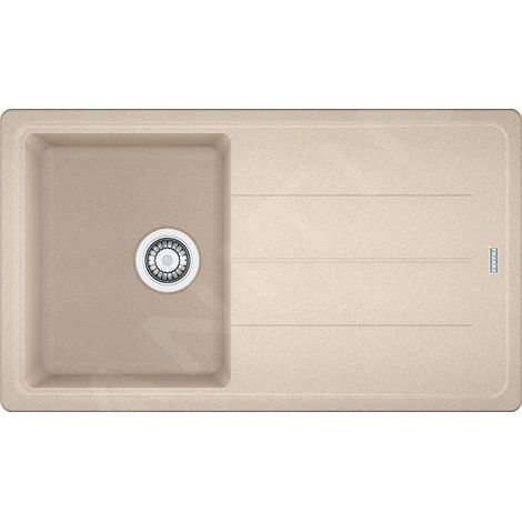 Franke Basis - Évier en fragranit BFG 611-86, 86x50 cm, sable 114.0494.914 (1/3)