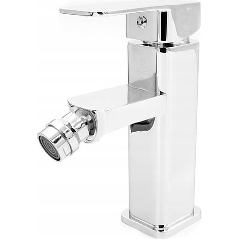 Granitan Caro Robinet Bidet Salle De Bains Carré - Chrome (1/2)
