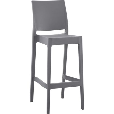 Barhocker Flamur dunkelgrau