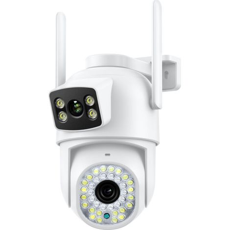 Caméra de surveillance extérieure 2.5K – WiFi 2.4 GHz – Détection humaine – Vision nocturne couleur jusqu'à 10m – Audio bidirectionnel – IP66 (1/5)