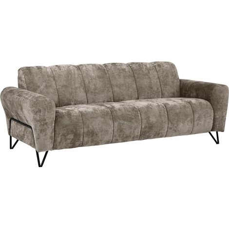 Sofá Avicava 101, Vega 05, 220x98x83cm, Tapiz, Patas: Metal (1/5)
