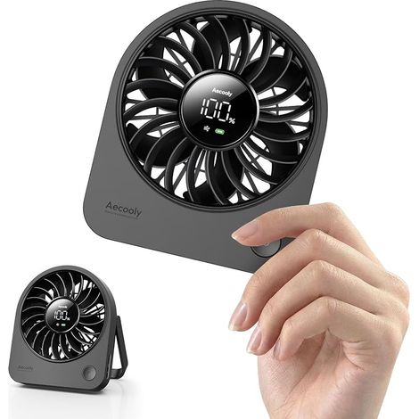 Mini Ventilateur Portable de Table 10H Rechargeable USB (1/5)