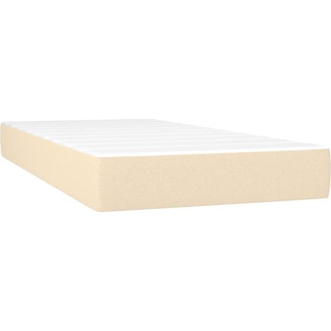 Maison Exclusive - Materasso a Molle Insacchettate Rigidità Media Crema 80x200x20 cm
