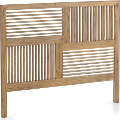 Tête de lit en bois massif de Mindy naturel Mazari 165cm (1/4)