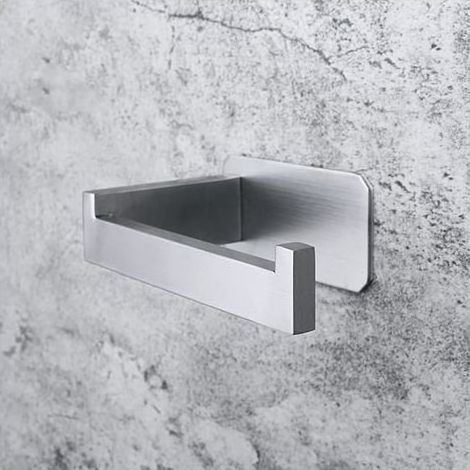 Dérouleur papier WC inox avec tablette, Universal Support de rouleau de rechange,easy (1/4)