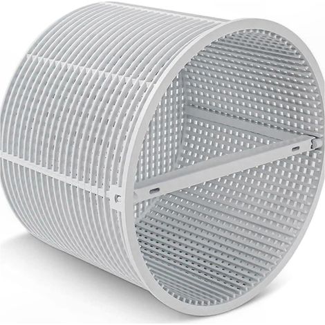 Panier de rechange pour skimmer de piscine, 7 x 7 x 5 pouces, filtre blanc durable, convient aux piscines hors sol. (1/5)