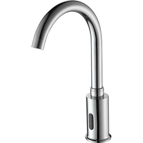 Spurgo mani automatico a infrarossi – Tecnologia a getto d'aria – Risparmio idrico – Schiuma morbida e anti-schizzo – Facile installazione (1/5)