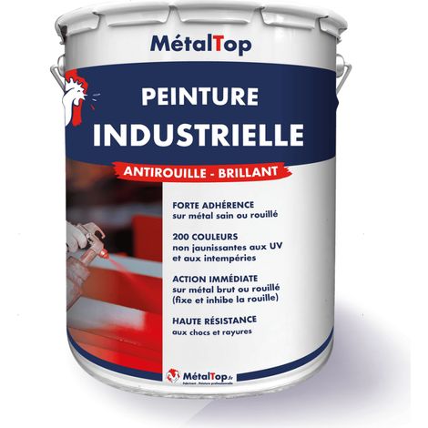 Peinture Industrielle - Gris vert - RAL 7009 - 1 L - Métaltop (1/5)