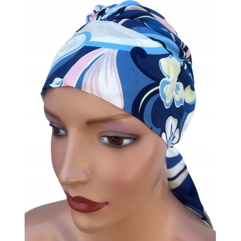 Turbante con pañuelo para la cabeza de mujer Tess 471 también después de la quimioterapia (1/5)