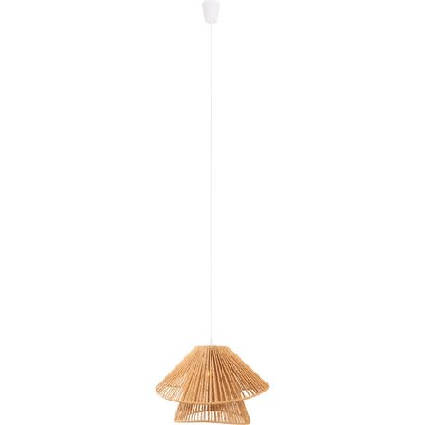 Suspension Amalfi double papier tressé E27 Maxlight (1/5)