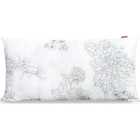 Cuscino 80x40 cm in microfibra anallergica con stampa in silicone