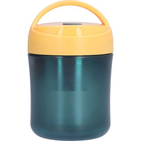 Boîte isotherme 500 ml en acier inoxydable 304 et silicone étanche pour garder au chaud les soupes (jaune) (1/5)