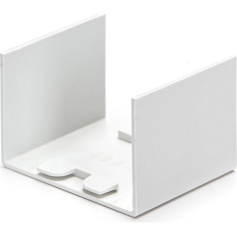 Coprigiunto per Canalina 60x40mm bianca 2pz Aigostar (1/5)