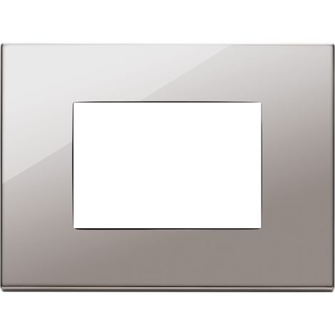 VIMAR - 22653.83 Plaque chromée noire 3M