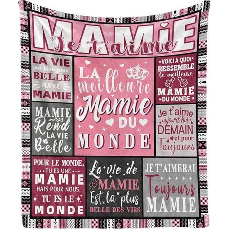 Plaid - Flanelle 150x130 cm - Pour Canapé Chambre Bureau - Cadeau Fête Des Mères Anniversaire Noël - 1 Pièce (1/5)