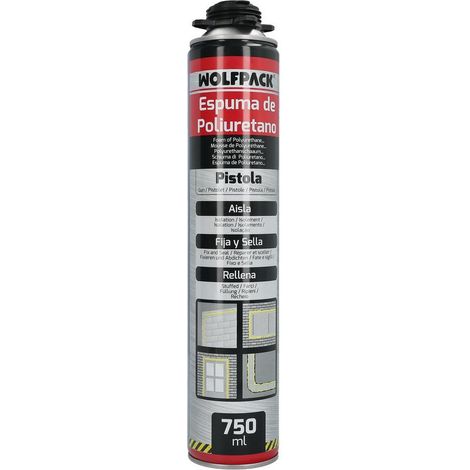 WOLFPACK LINEA PROFESIONAL espuma poliuretano 750 ml. para pistola entry (1/4)