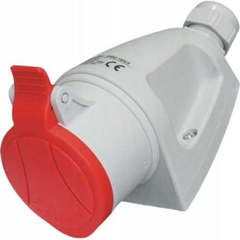 Enchufe fijo con bobina de choque 32A 400V 5P IP44 GSM 32/5 (1/2)