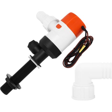 Belüftungspumpe für Angelboote, Lebendköderbehälter-Belüfter, Tauchpumpe, Marinezubehör, 12 V, 1100 GPH (1/5)