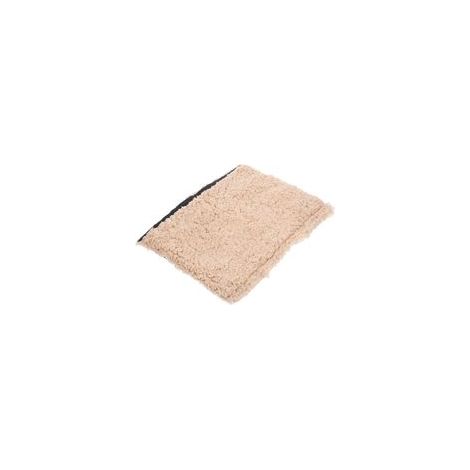 Couvre-accoudoirs Peluche pour Chaise De Bureau Housse Antidérapante Sherpa pour Fauteuil De Bureau Confortable Et Lavable Beige