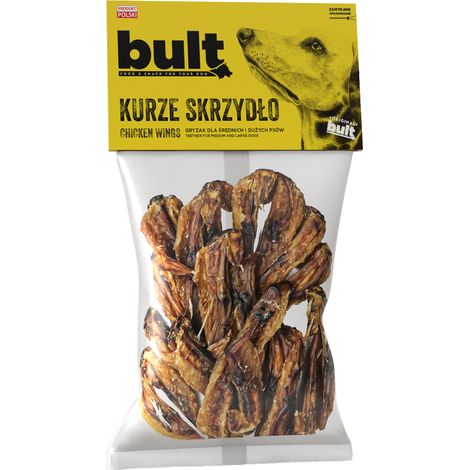 BULT masticable natural para perros con sabor a alitas de pollo, 200 g (1/3)