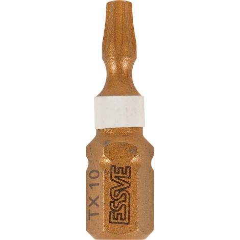ESSVE XTR Impact Bits, kurze Torx TX10 konische Schraubendreherbits 25 mm, 3 Stück (1/2)
