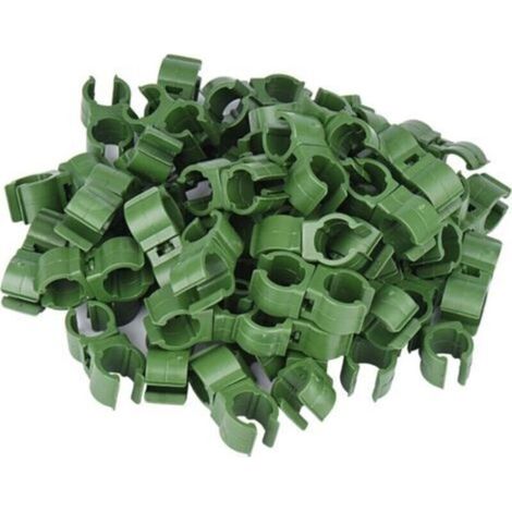 Attaches de jardin pour plantes grimpantes, 40 pièces, attaches universelles 11 mm pour treillis, tomates et tuteurs de plantes (1/4)
