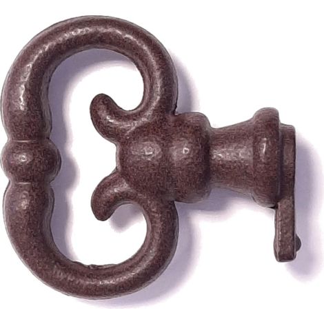 fausse clé de meuble anglaise aspect rouille ancien serrure décoration rustique vintage clef