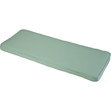 Misty Jade 3 Seater Bench Outdoor Garden Furniture Cushion - L141 x W48 x H4 cm