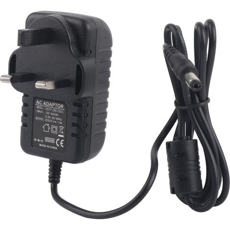 Alimentatore da 9V 1A per pedali effetto per chitarra, spina 100-240V, compatibile con organo, tastiera e amplificatore. (1/5)