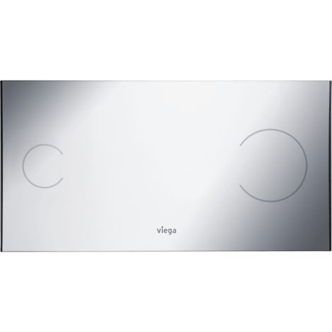 Viega Visign for More 100 WC-Betätigungsplatte 8352.1, Aluminium verchromt (1/5)