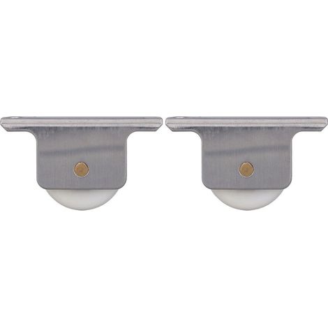 2 Roulettes de Porte de Douche Coulissante avec Support pour Verre de 38mm (1/5)