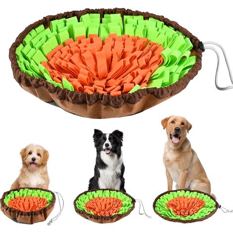 Tappetino da annusare per cani, tappetino da annusare per cani, tappetino da annusare antiscivolo per cani, portatile e facile da pulire, per l'addestramento all'intelligenza e all'olfatto, Slow Food