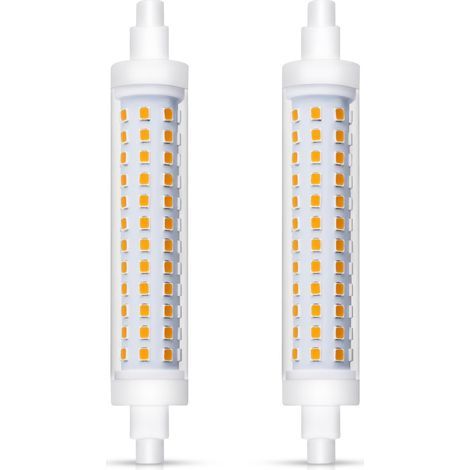 R7S 118 mm 15 W 3000 K 1540 lm LED-Lampe, entspricht 110 W Halogenlampe, J118-Sockel, 220 V Wechselstrom, nicht dimmbar, 2er-Pack