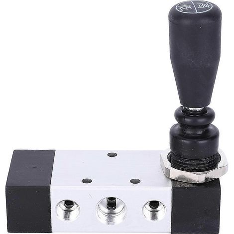 Vanne à deux positions et cinq voies avec poignée G1/4 pouce, accessoire pneumatique industriel 4H230-08G (1/5)