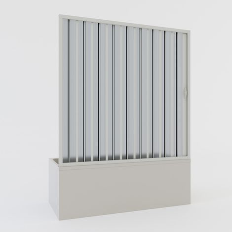 Idralite – Cabine de douche pliante en pvc réductible – Hauteur 150 cm – Ouverture latérale 170 cm – Système coulissant anti-saleté (1/4)