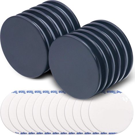 Aimants puissants et étanches en terres rares, aimants disques en néodyme, 3,2 x 0,2 cm (1,26 x 0,08 pouce) - Lot de 10 (1/3)