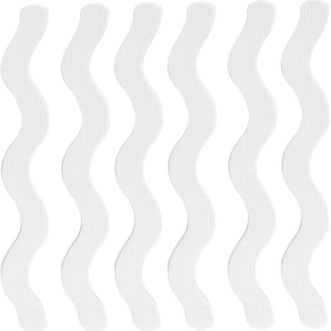 Packung mit 24 rutschfesten Duschaufklebern, Sicherheitsklebestreifen mit Rakel, Premium-Qualität, für Duschtreppen (transparent) (1/5)