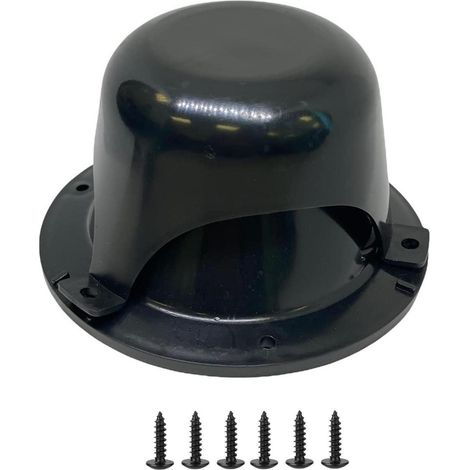 Accessoires pour VR : Couvercle/bouchon de ventilation de toit - Ce bouchon de ventilation offre une protection contre le vent et la pluie et est livré avec 6 vis (noires). (1/4)