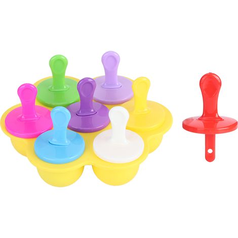 Eiscremeform, sicheres DIY-Herstellungswerkzeug, für selbstgemachte Eiscreme-Eis am Stiel-Form (GELB).