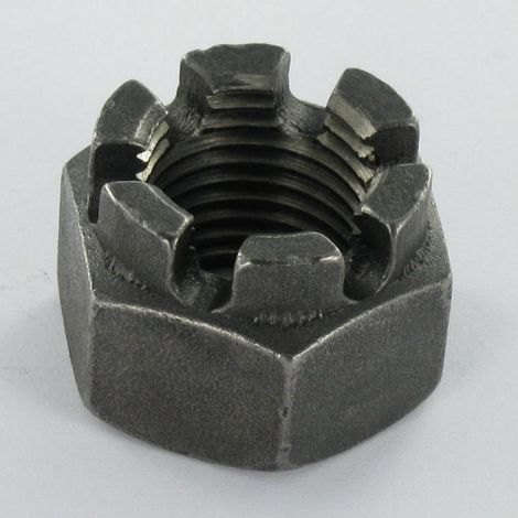 Ecrou à creneau HK M16 Pas fin Pas de 150 Acier brut - 1 pièce (1/2)