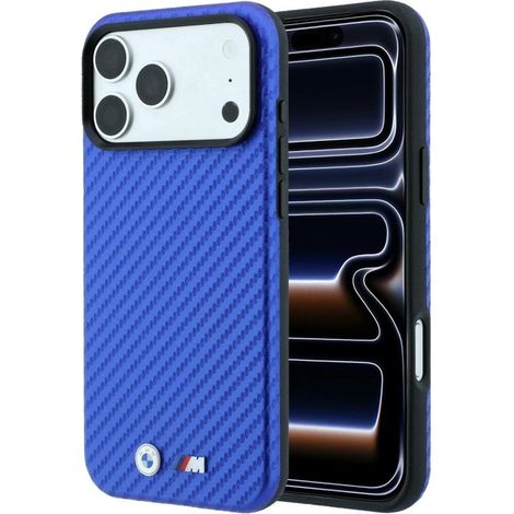 Coque arrière BMW pour Apple iPhone 17 Pro, iPhone 18 Pro bleue 1 pièce. (1/5)