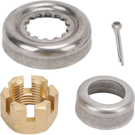 66T-W4599-00 Propellermutter-Set: Rostbeständiges Metall-Befestigungsmaterial für Schiffspropeller an 30-60 PS Außenbordmotoren (1/5)