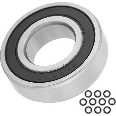 10 Pièces Roulement Scellé Caoutchouc 6004-2RS1 Billes Gorge Profonde 20X42X12 Mm (1/5)