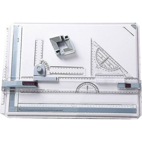 Tables à dessin A3 avec système de mesure d'angle de mouvement parallèle (1/3)