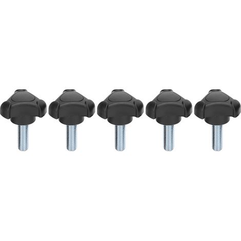 Kit de 5 vis à tête triangulaire en plastique pour poignée et bouton, accessoire de serrage M10 30 mm (1/5)