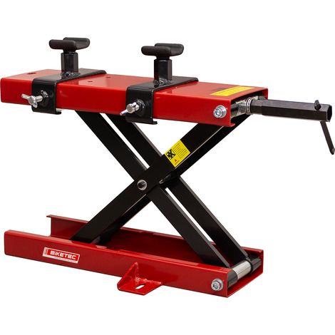 BIKETEC PRO 500KG Motorradständer, Rot (1/2)