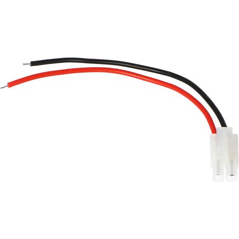 Goobay Tamiya Stromkabel rot und schwarz 14 cm (1/4)
