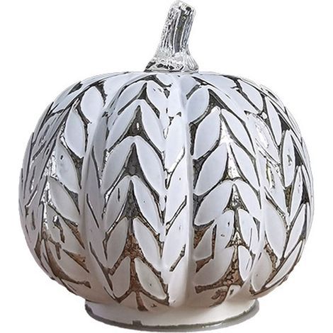 Taicans Lampe citrouille LED en verre avec minuterie pour décorations de citrouilles d'Halloween, d'automne et de Thanksgiving (1/5)